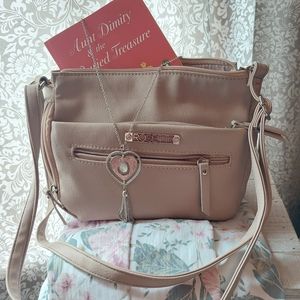 Rosetti taupe handbag NWT, silver hardware, a million pockets*